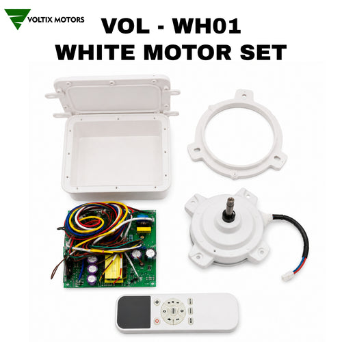 VOL-WH01 WHITE BLDC Motor Set – 80W Max Power | 1450 RPM